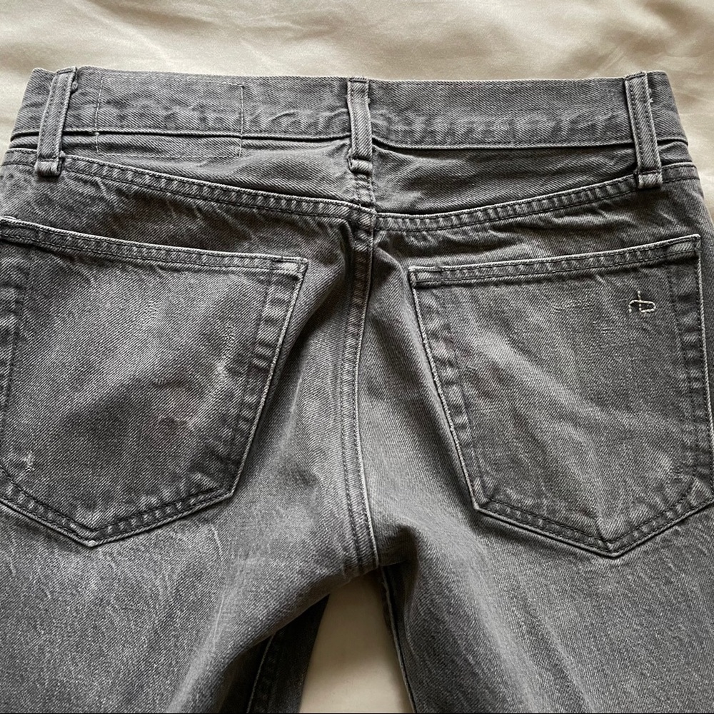 rag & bone selvedge gray jeans 30